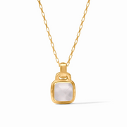 Sahara Gold Solitaire Necklace