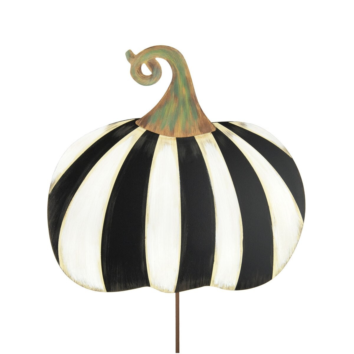 Striped Pumpkin Stake