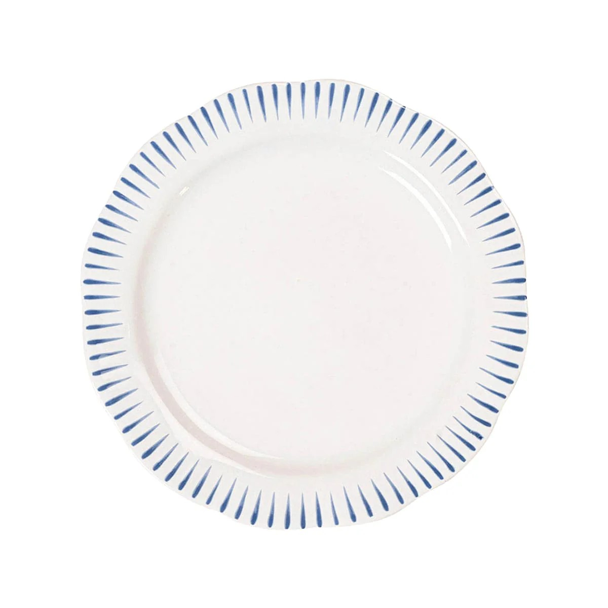 Sitio Stripe Dessert/Salad Plate