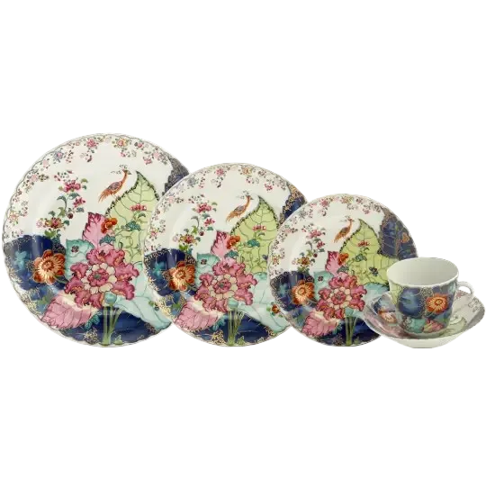 Tobacco Leaf 5 Piece Place Setting