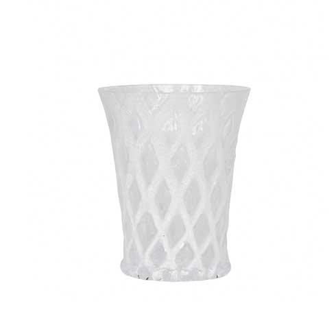 Trellis Tumbler - White