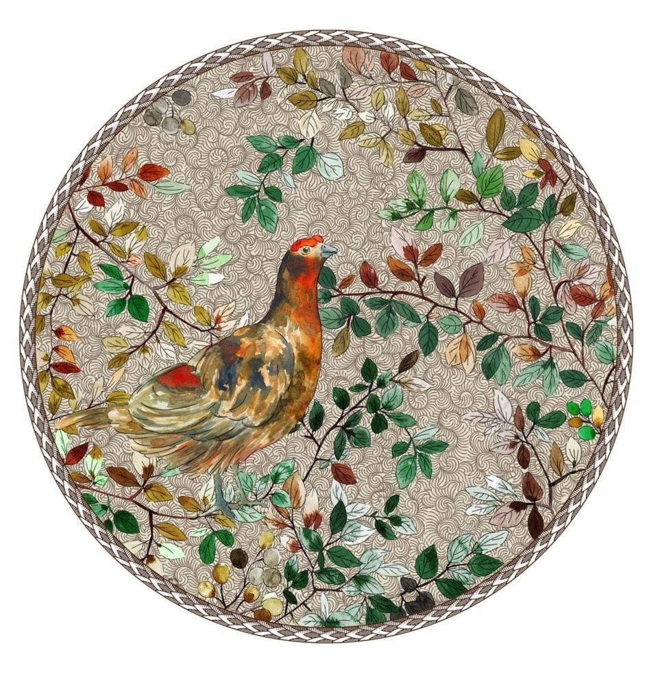 Woodland Accents Plate