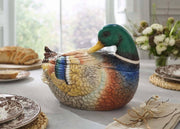 Woodland Mallard Lidded Server