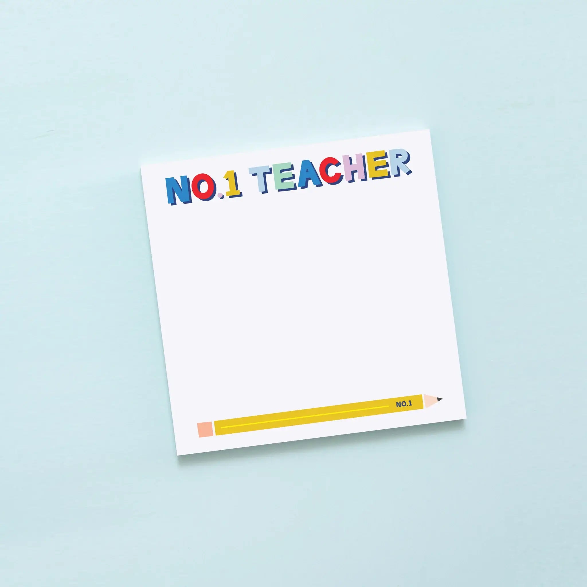 No. 1 Teacher Square Notepad