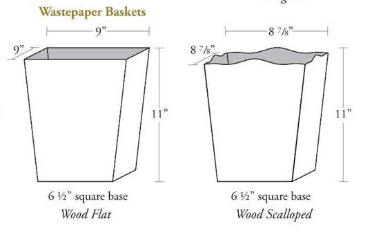 Ancient Tobacco Leaf Wastepaper Basket