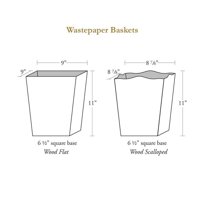 Ancient Tobacco Leaf Wastepaper Basket
