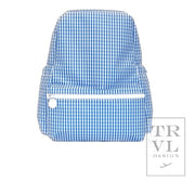 TRVL Gingham Backpacker