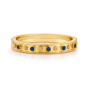 Berry Gem Classic Bangle - Blue Labradorite