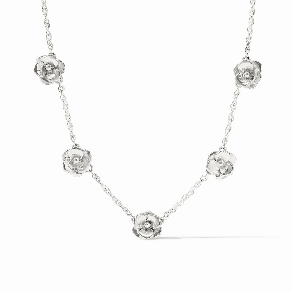 Bloom Silver Delicate Necklace