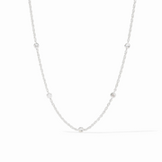 Celeste Silver Delicate Station Necklace