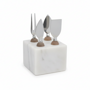Cheese Servers & Marble Stand