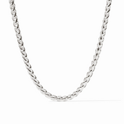 Cobblestone Silver Link Necklace