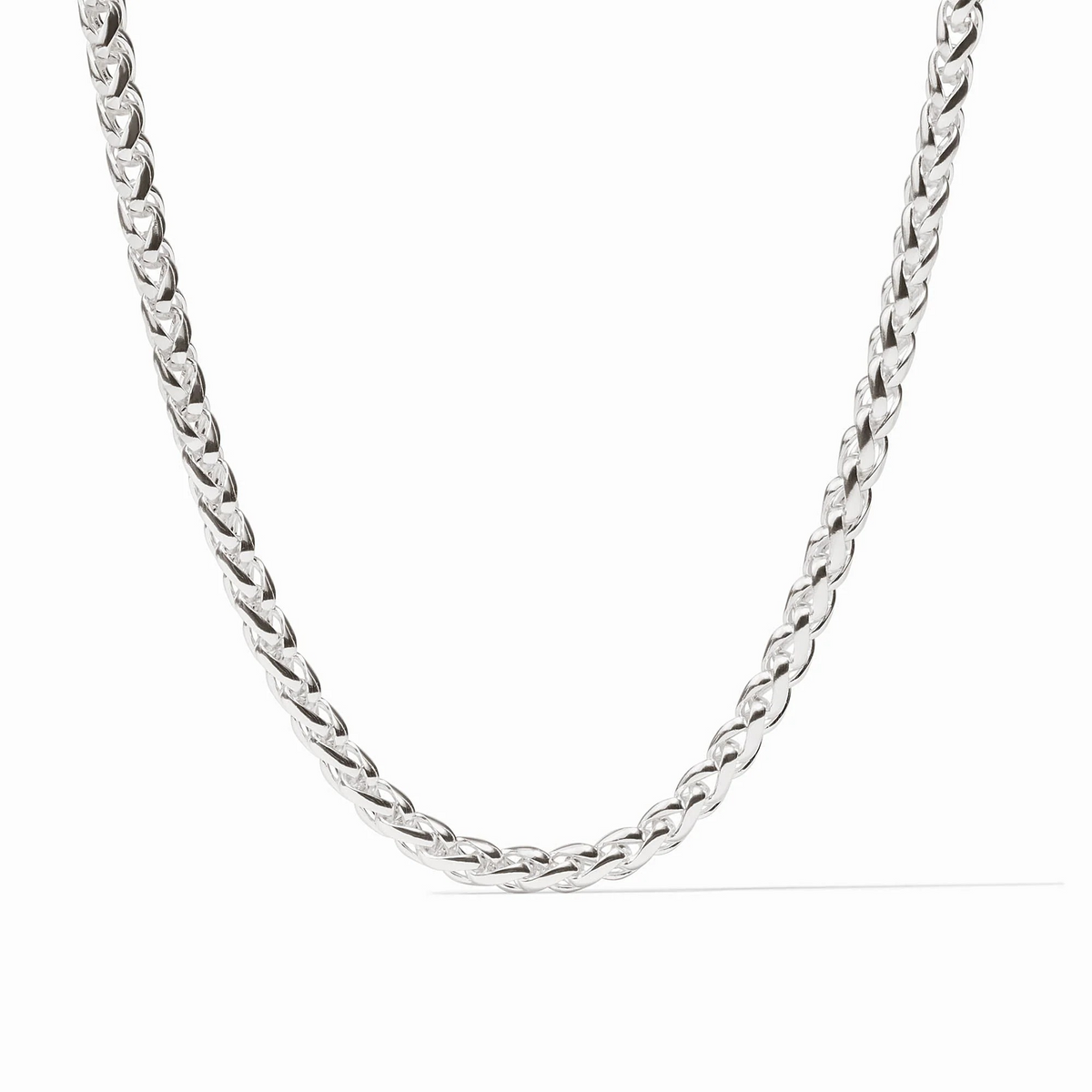 Cobblestone Silver Link Necklace