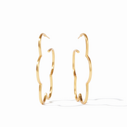 Gardenia Gold Hoop