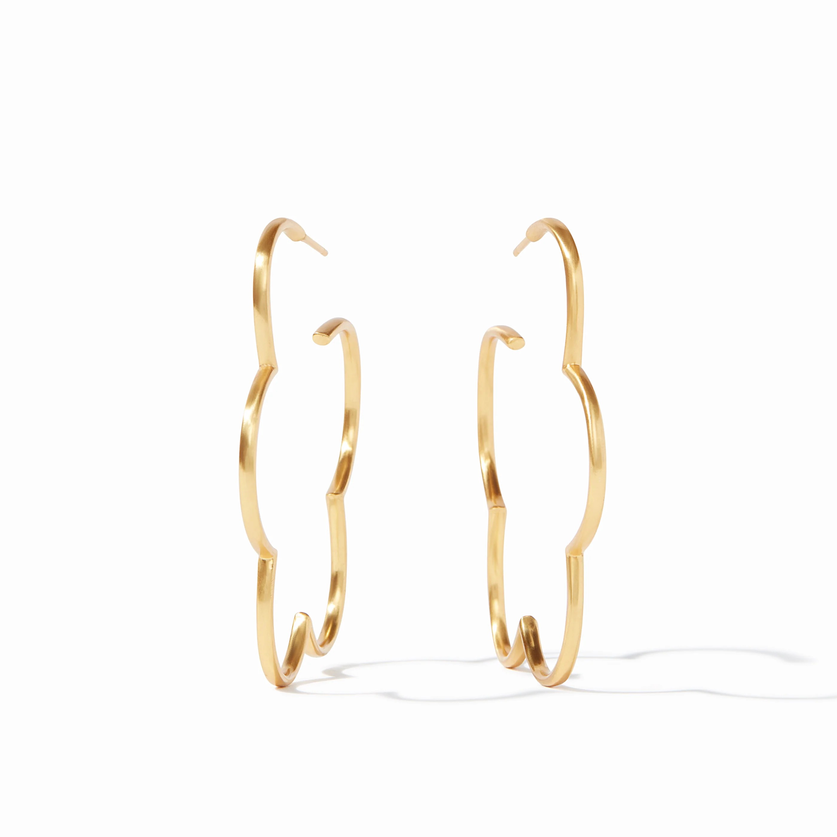 Gardenia Gold Hoop