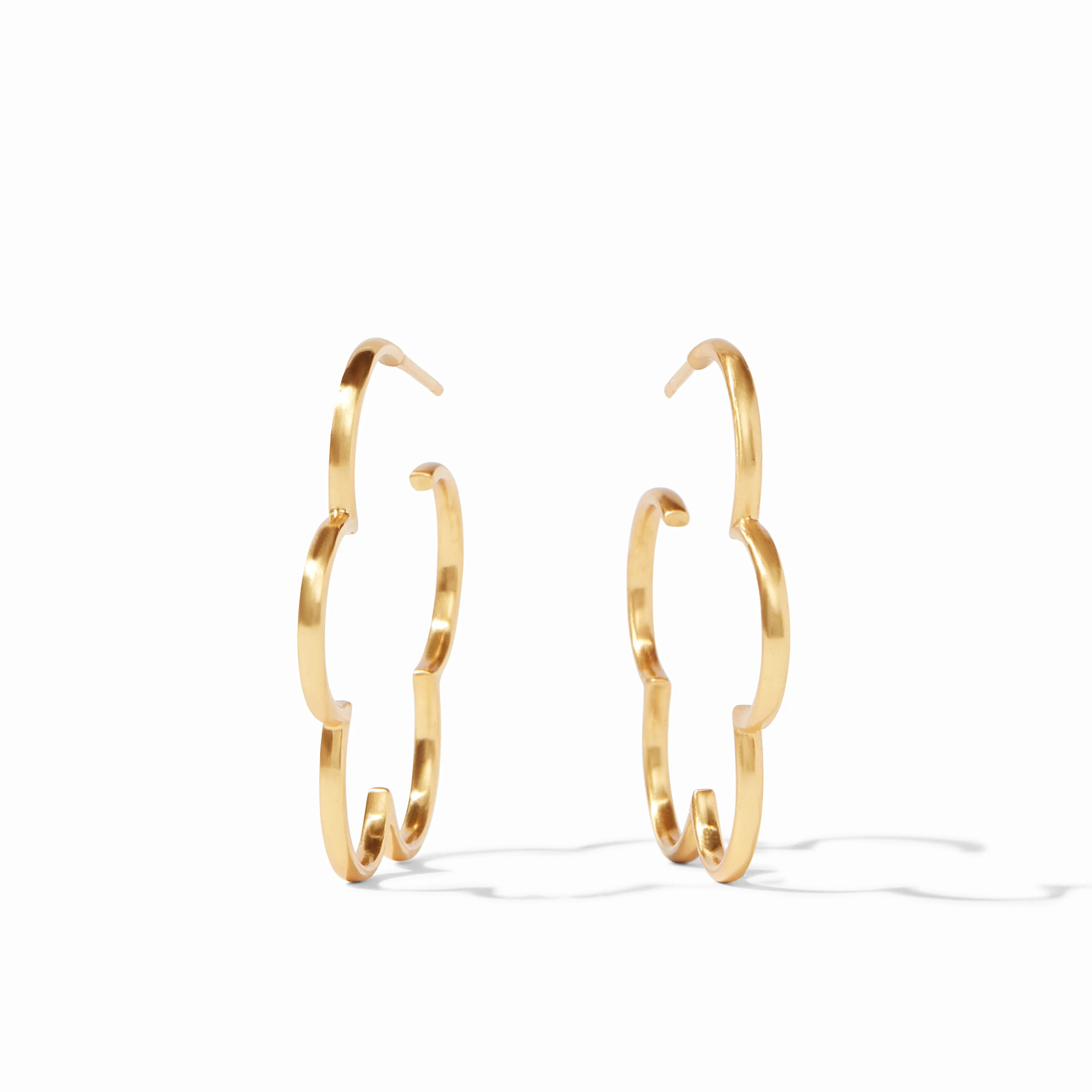 Gardenia Gold Hoop