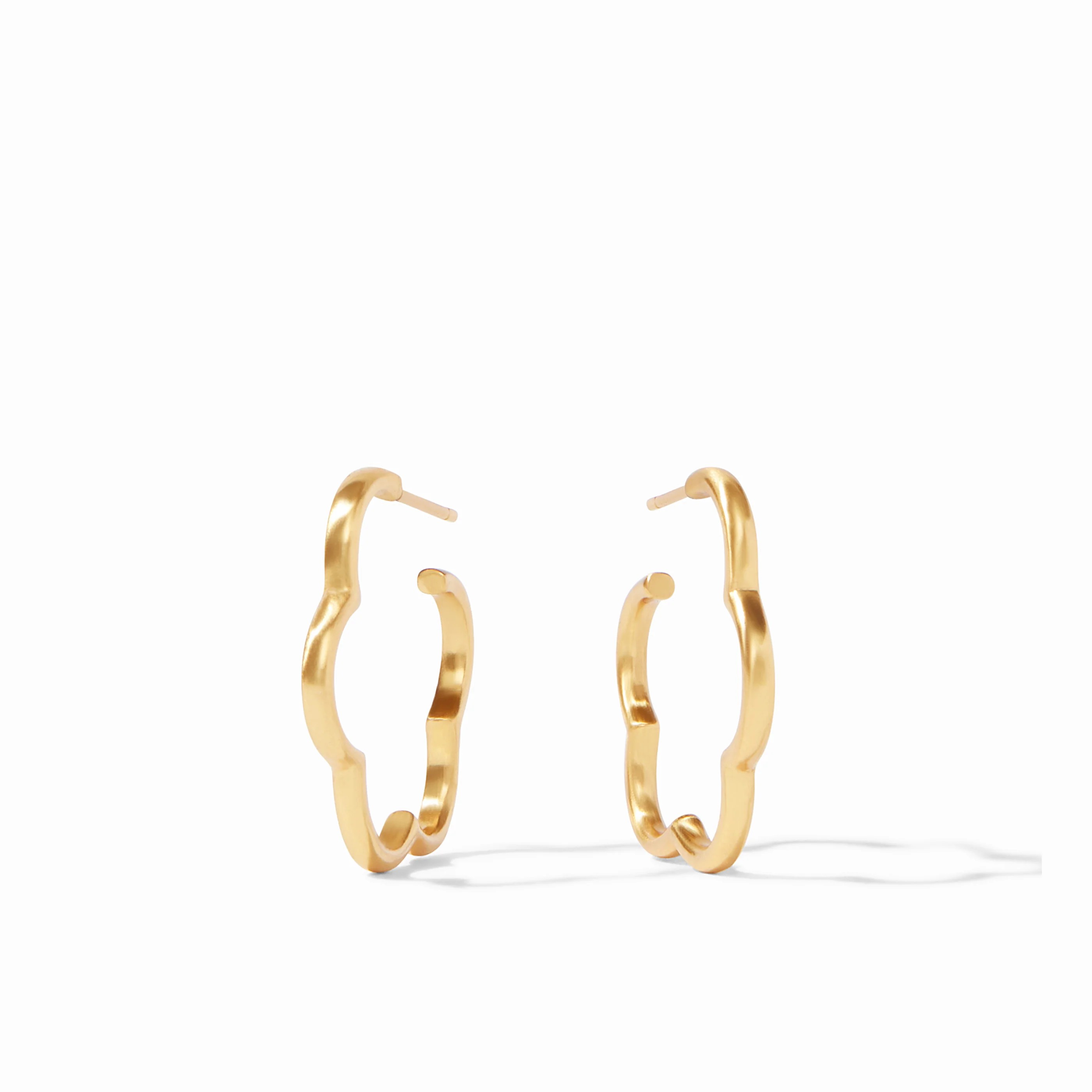 Gardenia Gold Hoop