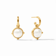 Honeybee Gold Hoop & Charm Earring