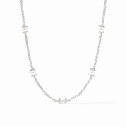 Hydra Silver Delicate Station Necklace
