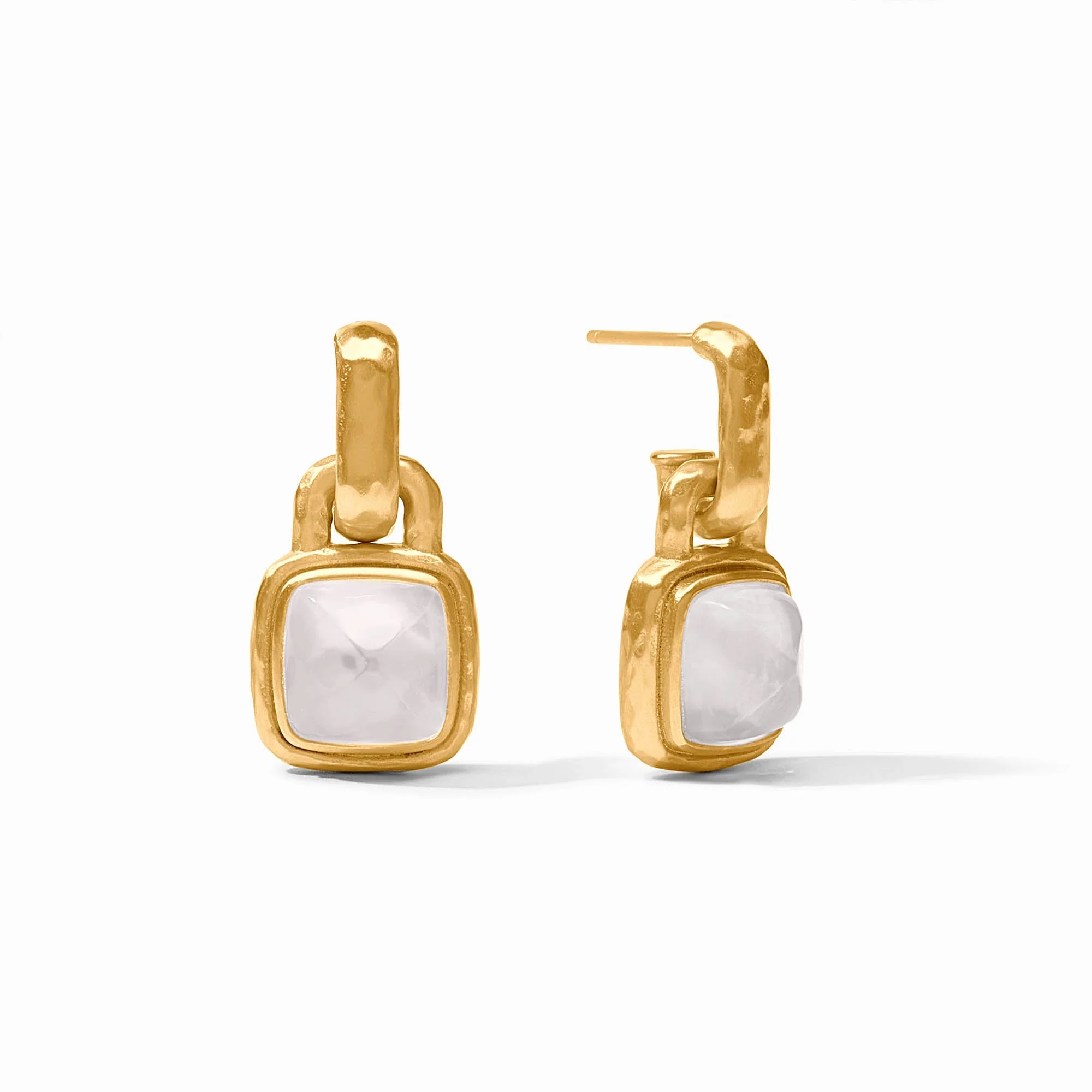 Sahara Gold Hoop & Charm Earring