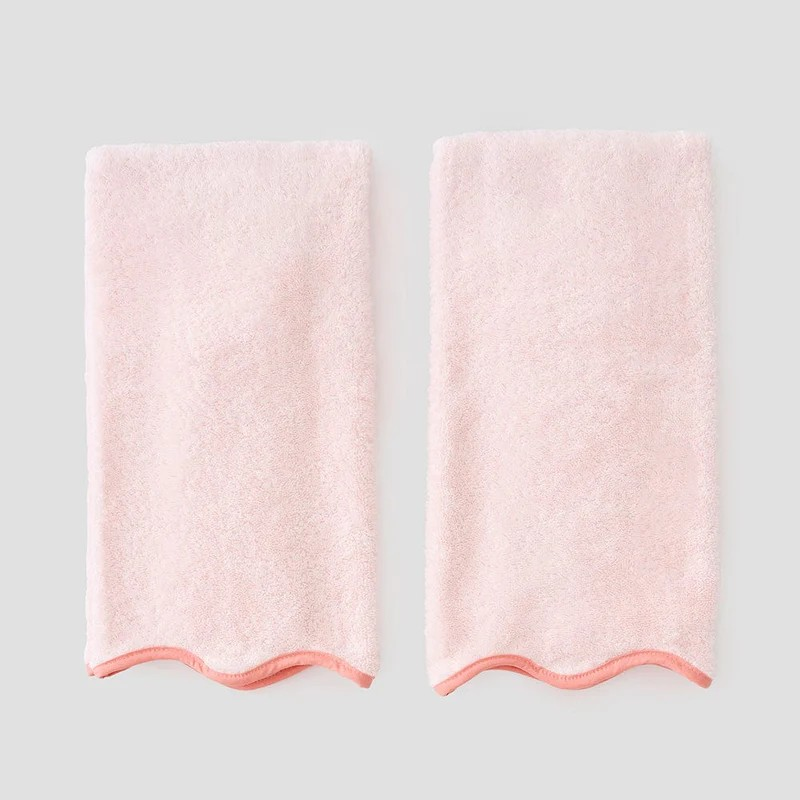 Scalloped Hand Towel (Pair)