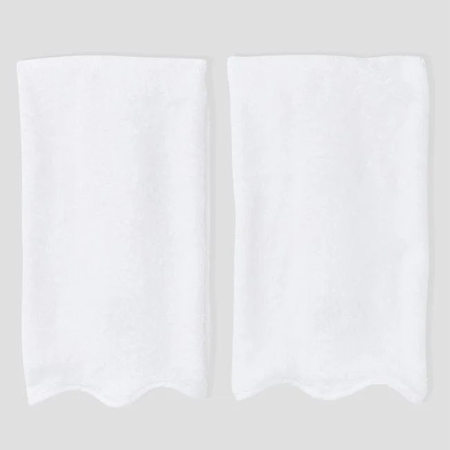 Scalloped Hand Towel (Pair)
