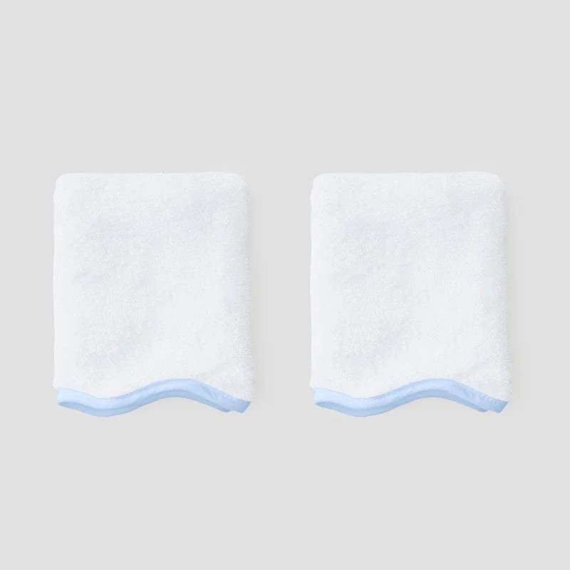 Scalloped Washcloths (Pair)