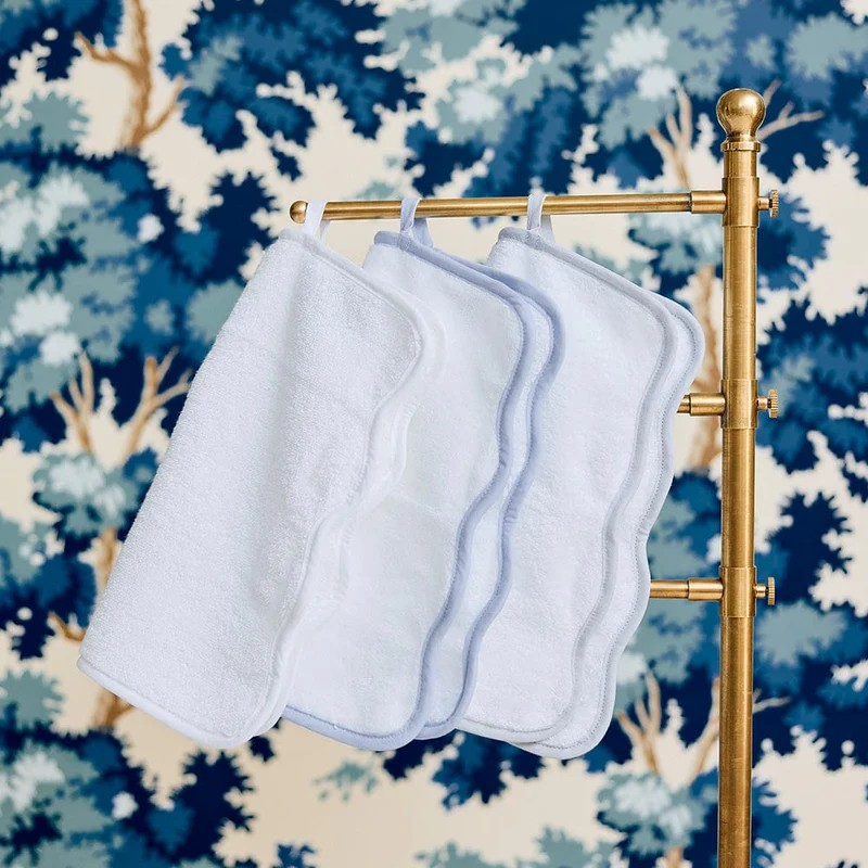 Scalloped Washcloths (Pair)