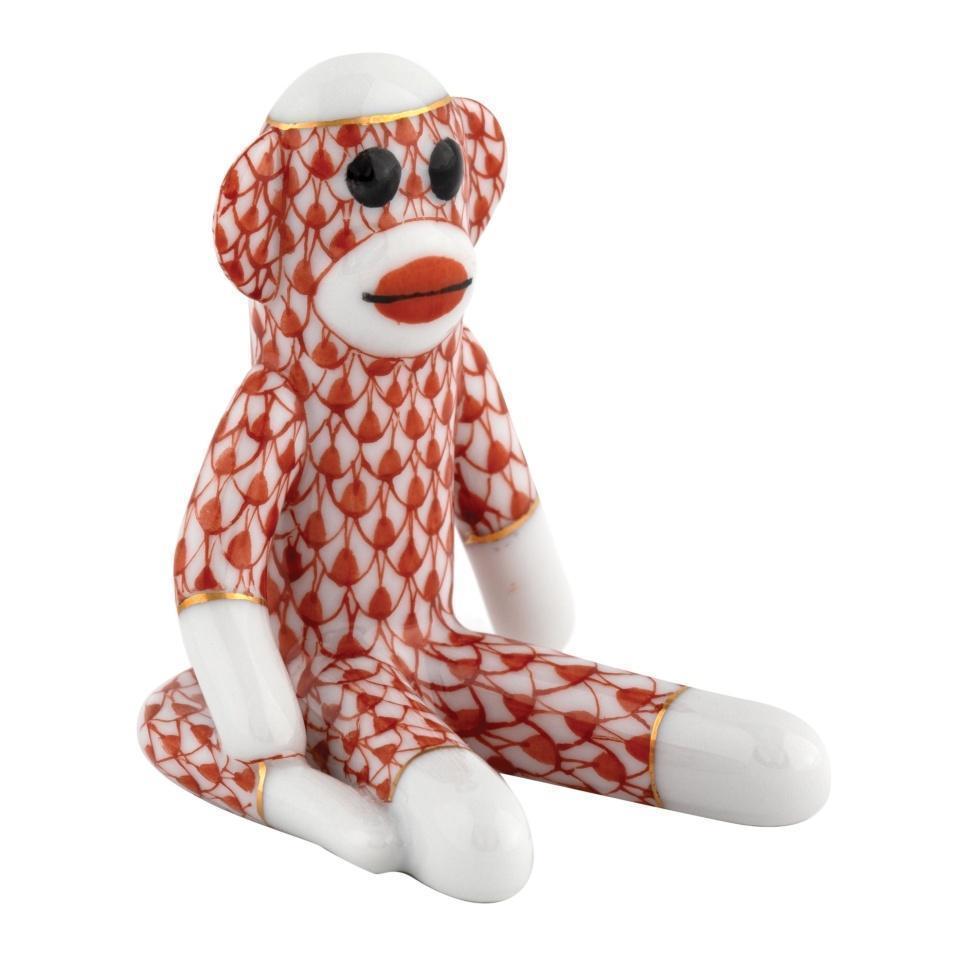 Sock Monkey Figurine