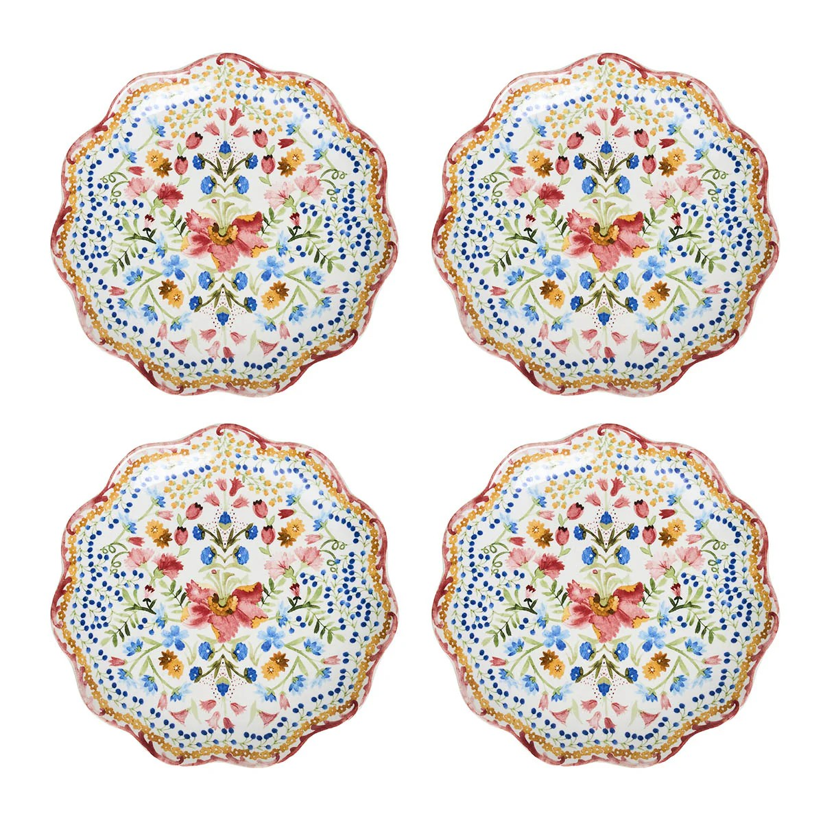 Sofia Side/Cocktail Plate Set/4