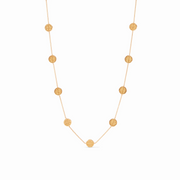 Valencia Gold Delicate Station Necklace